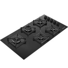 Cooktop 5 Bocas a Gas Super Chama Lateral BDS85AE Brastemp