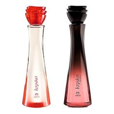 Kriska Clássico + Drama Natura Colônia Fem 100ml - Kit C/2
