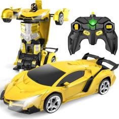 Carro de controle remoto YOTOY Transform RC 1:18 Scale Kids 4-6 Ye