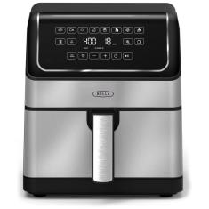 Fritadeira Elétrica Airfryer 7,5L com Tecnologia TurboCrisp, Cesto Antiaderente e Desligamento Automático, 110V 1750W, BELLA, Preto e Preto