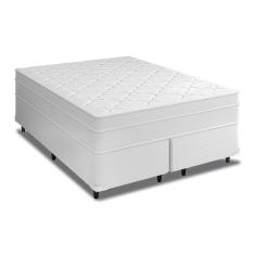 Cama Box Queen + Colchão Molas Ensacadas Don Confort Europillow 158x198x74cm