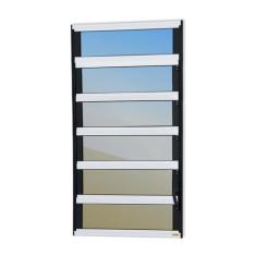 Janela de Alumínio Basculante 120x120cm Vidro Espelhado Elite Brimak