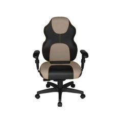Cadeira Gamer Diretor Linha Gamer Racing Bege - Design Office Móveis