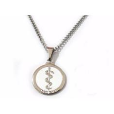 Colar Cordão Medicina Médica Enfermagem Níquel