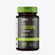 Óleo de Cártamo c/ Vitamina E (1 g) - 120 cápsulas - Omix