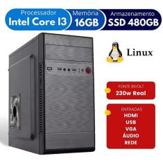 Computador Alphapc I3 6ª Geração 16gb 480gb