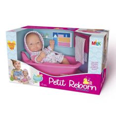Boneca Petit Reborn Banho Milk Brinquedos 792