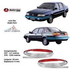 Friso Parachoque Santana 91 A 94 Cromado Frente Traseiro - Mediterrane