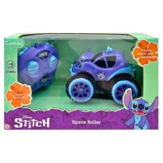 Carrinho de Controle Remoto Stitch Disney Space Roller - Candide