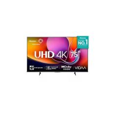 Smart TV 75P 4K 75A6NV DLED DTS VirtualX Vidaa U9 Hisense Preto Bivolt