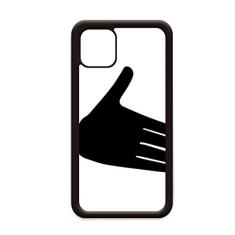 Reach Out Gesture Outline Padrão para iPhone 11 Pro Max Capa para Apple Mobile Case