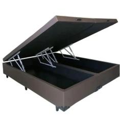 Cama Box Bau Queen Size Com 48Cm De Altura - Reforçado