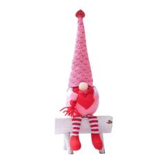 Boneca sem rosto do amor Dia dos Namorados Boneca do Dia das Mães Decoração de janela Presente de Natal