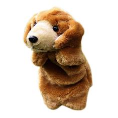 Boneco de mão de bicho de pelúcia boneca pai-filho fantoche de mão