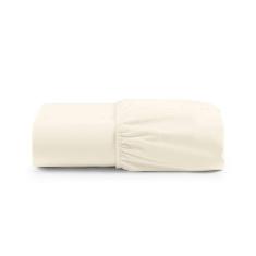 Lençol De Baixo Casal Padrão Avulso Com Elástico Primor Percal 400 Fios - Palha