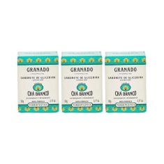 Sabonete Granado 90G Glicerina Cha Branco-Kit C/3Un