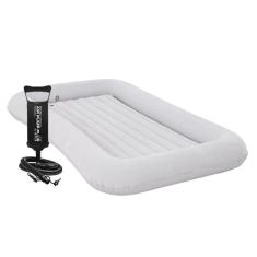 Colchão Inflável Cama Infantil Cool Night Aveludado com Bomba Manual Vg Plus