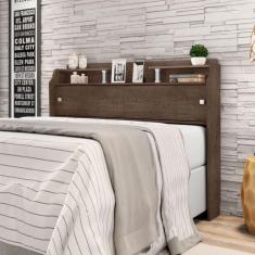 Cabeceira Box Casal Elisa Chocolate