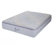 Colchão King Castor Vitagel Super Luxo Pocket One Face 193X203X29