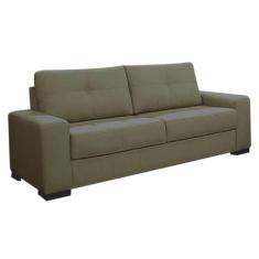 Sofá 3 Lugares 200cm Turim Couro Fendi - Gran Belo