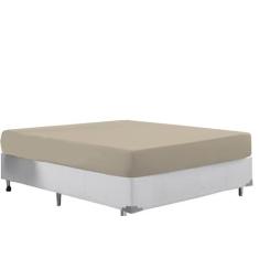 Lençol Avulso Com Elástico Cama King 400 Fios Micropercal Macio 100% P