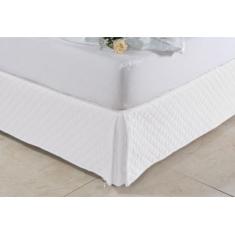 Saia Box Matelada para Cama Solteiro King 2,03m x 0,98m - Nathalia Enx