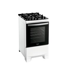 Fogão 4 bocas Dako Supreme Glass Branco Mesa de Vidro