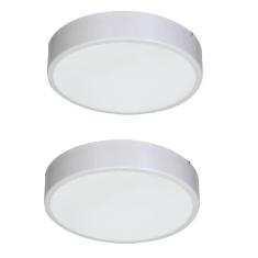 Plafon Led bulbo 2x e27 Sala Quarto Hiperlight BR