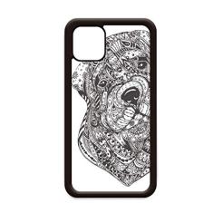 Capa Paint Puppy Friend Company para iPhone 12 Pro Max para Apple Mini Mobile Case Shell