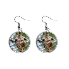 Brinco feminino com pingente de orelha de animal selvagem, organismo terrestre