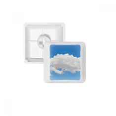 Kit de atualização para jogos com teclado mecânico PBT Blue Sky Sunshine White Clouds
