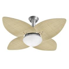 Ventilador de Teto Jet Aspen Venti-delta 4Pás Rattan Natural + Control
