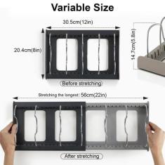 Armário de Cozinha Organizadores para Panelas e Panelas, Rack De Armaz