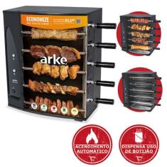 Churrasqueira Elétrica Arke Rotativa Com 5 Espetos 110v Vitta Smart