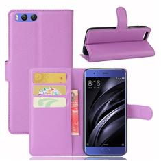 Capa para Xiaomi Mi 6 Carteira de Couro Flip Capa para Xiaomi Mi 6 Capa de Proteção de Telefone Capa com Design Simplificado