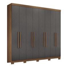 Guarda Roupa Casal Master New 8.4 8 Portas com Pés - Santos Andirá