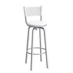 Banqueta Giratória com Encosto Noruega 99cm Compoarte