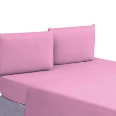 Lençol King Sem Elástico Percal 200 Fios 100% Algodão Cama Box Avulso 