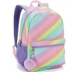 Bolsa Mochila Feminina Escolar Juvenil Lindo Modelo . - m .m