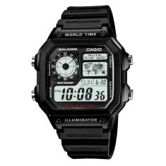Relógio Casio Masculino Preto Digital AE-1200WH-1AVDF