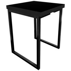 Banqueta Banco Nova York Industrial Cozinha Área Gourmet Balcão Preto 