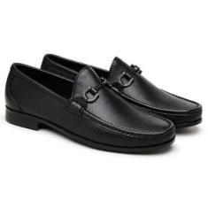 Sapato Social Couro Jacometti Masculino Sola Antiderrapante-Masculino