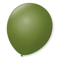Balão São Roque Número 7 Verde Militar 50 Unidades