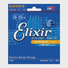 Encordoamento para guitarra elixir 011 medium 2102 (3217)