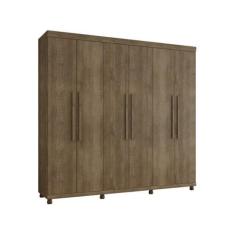 Guarda-roupa Casal 6 Portas 3 Gavetas - Móveis Lanza Genova