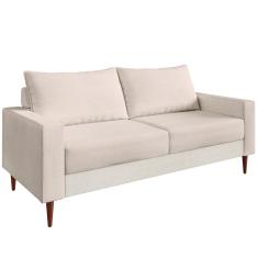 Sofá Ascona 2 Braços 2 Assentos Sofá Go - Off White