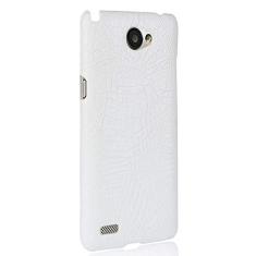 Capa para LG Prime II Capa para celular Rugged Shield 360° Proteja seu telefone com padrão de crocodilo capa para LG Prime II