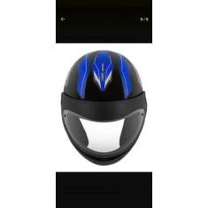 Capacete Sport Moto 788 Automático Azul modelo San Marino - Pro Tork ,