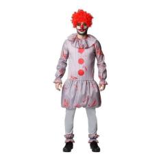 Fantasia Palhaço It Twister Adulto Halloween C/ Nariz - Fantasias Caro