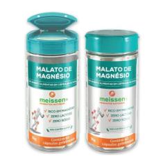 Kit 2 X Malato De Magnésio 60 Cápsulas 500Mg Meissen